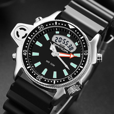 Chronograph, Fashion, led, sportwristwatch