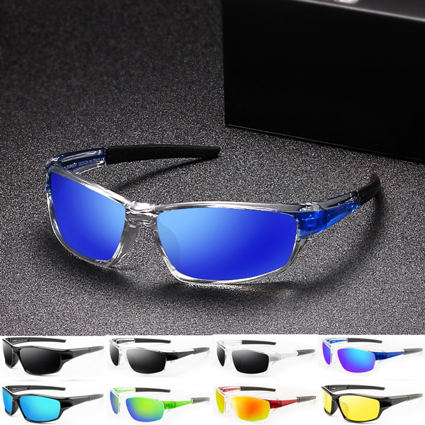 A Pair Of Men's Polarized Sunglasses For Cycling And Fishing, With