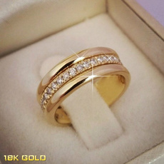 Sterling, DIAMOND, wedding ring, gold