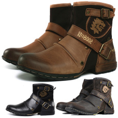 vintageboot, Head, Motorcycle, Leather Boots