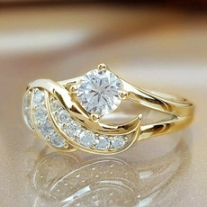 Jewelry, DIAMOND, wedding ring, gold