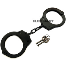 handcuff, selfdefense, steelhandcuff, black