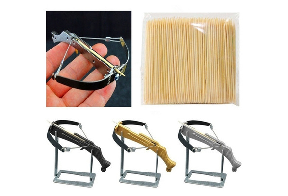 Toothpick Mini Crossbow Bow Cross Arrow Bow Toy