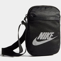 バッグ 90s NIKE 2WAY shoulder bag SWOOSH BLACK Vintage 90s Nike Patent Leather Messenger Bag Side Body