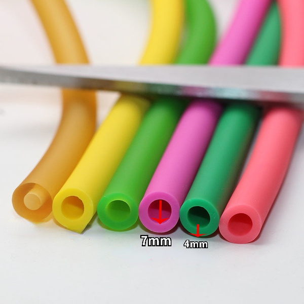 2/5m Latex Rubber Hose Tubing High Resilient Elastic for Surgical