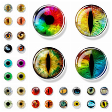 Stickers, decoration, eye, roundmagnet
