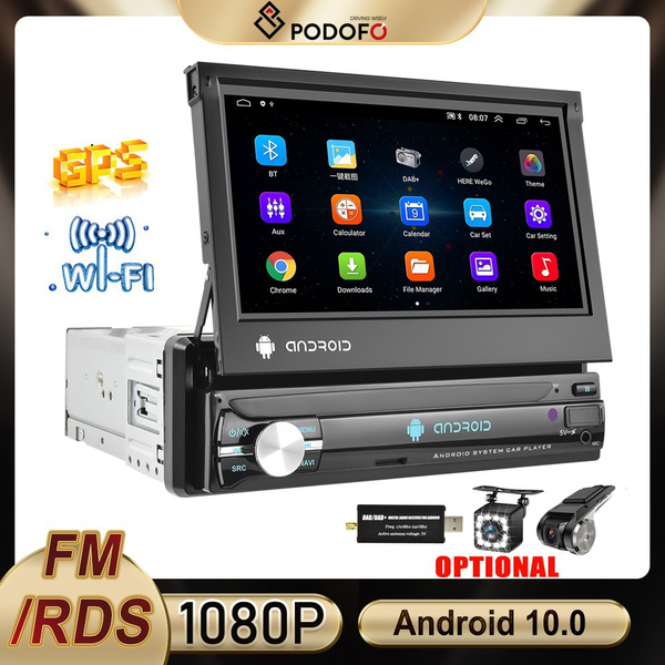 Car Stereo 1 Din Radio Bluetooth Autoradio Touch Screen Multimedia
