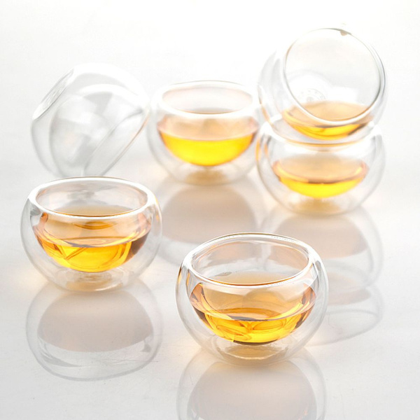 New Heat-resistant Double Wall Glass Cup Beer Espresso Coffee Cup