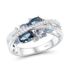 Sterling, Blues, Fashion, wedding ring