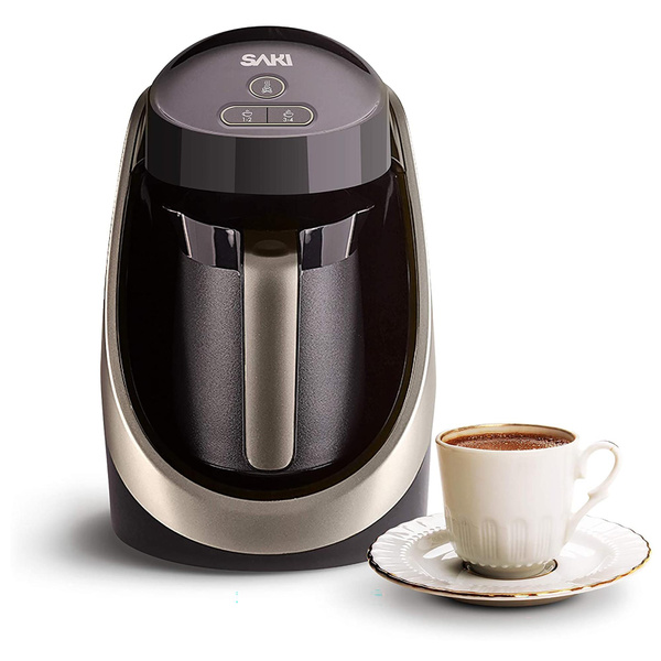 Saki Automatic Electric Turkish Coffee Maker with Cook Sense Technology,  White, 1 Piece - Gerbes Super Markets