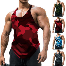 Summer, Vest, Fashion, camouflage tank tops