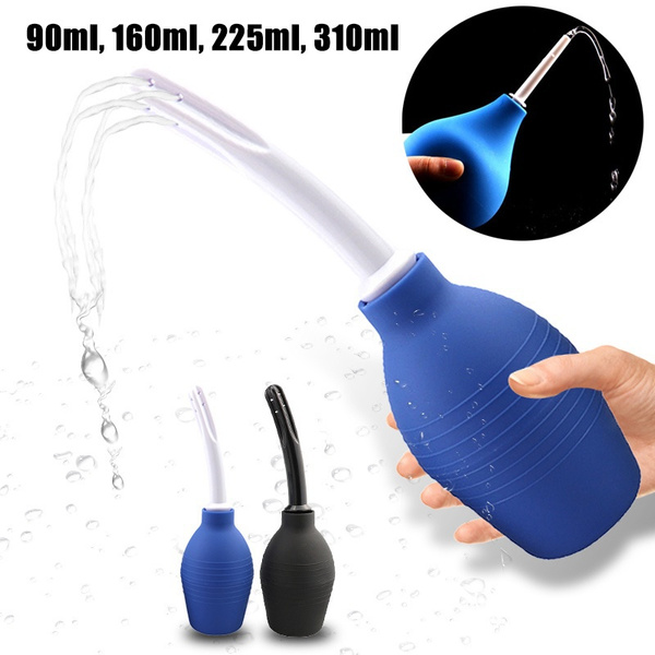 Unisex Women and Men Rectal Syringe Cleaning Stream Enema Douche Device