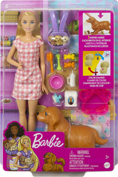 doll, barbiepuppiesnurturingaccessorie, Gifts, mommydogwithbirthingfeature