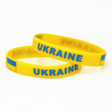 ukraine, Soccer, Wristbands, Elastic
