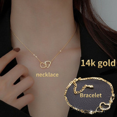 Jewelry, Gifts, 14kgoldnecklace, 925 silver necklace