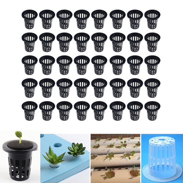 50PCS Durable Insert Propagation Hydroponic Net Pots Germination Basket ...