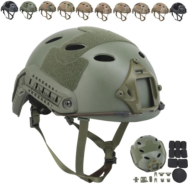 Tactical Helmet Fast PJ Type Airsoft Paintball Shooting Wargame Helmets