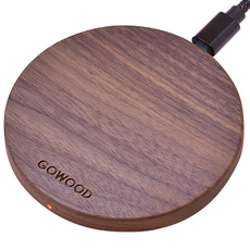 woodaccessorie, chargerpad, walnutwood, charger