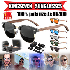 Reflective Lens Sunglasses, Fashion Sunglasses, Wooden, wooden sunglasses