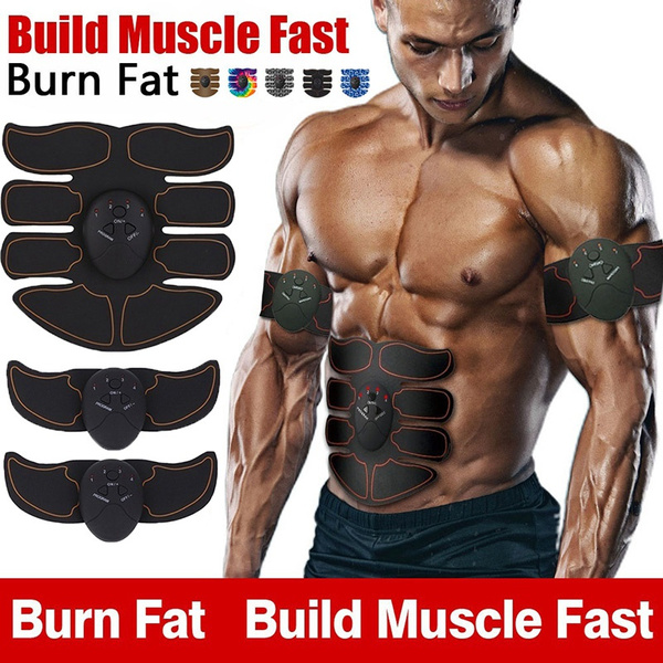 6COLOR All Full Set Fitness Exercise Fat EMS Building Trainer Keep Body ...