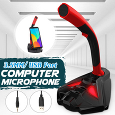 desktopmicrophone, Microphone, led, phone holder