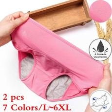 cottonpantie, menstrual, Underwear, Plus Size