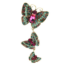 butterfly, Vintage, Rhinestone, Women's Fashion