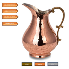 Copper, largepitcher, copperwaterjug, custompitcher