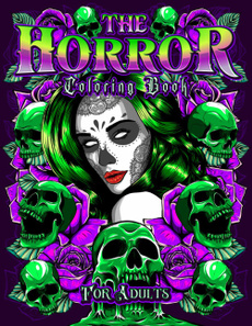 Beautiful, scary, horrorcoloringbook, Gifts