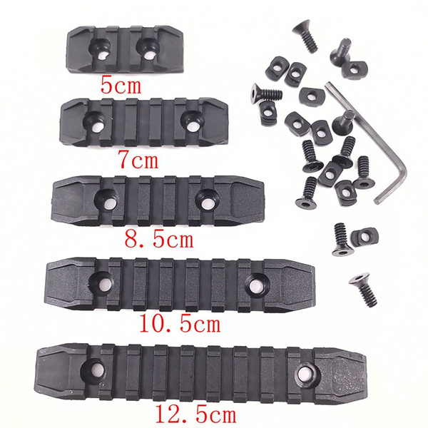 MLOK Nylon Five Guide Rails KEYMOD 5 Pieces of Wood Guard 3 Slots 5 ...