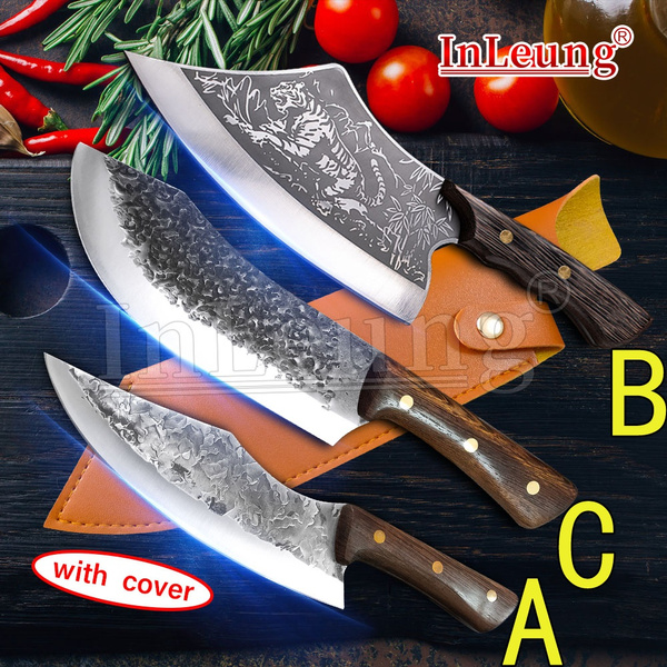 Butcher Knife Stainless Steel Meat Cleaver 8 Professional Chef Kitchen  Knife