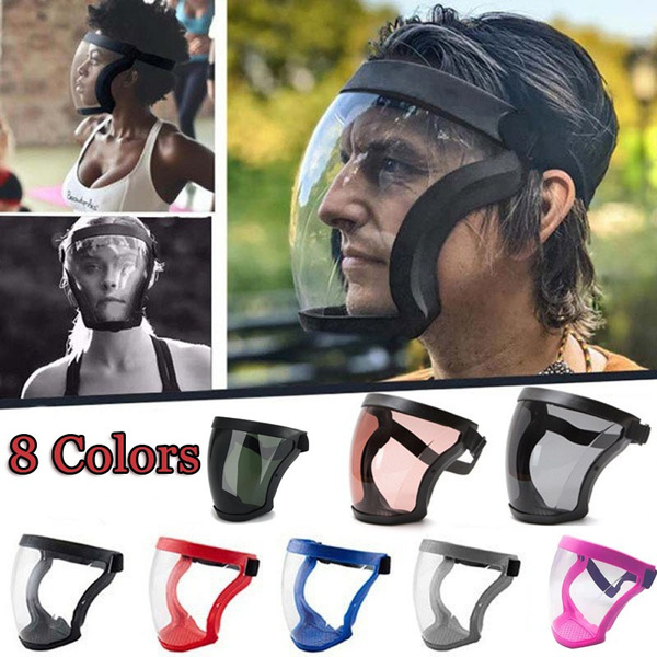 Antifog Full Face Shield Super Protective Head Cover Transparent Safety Mask Wish