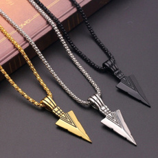 Fashion, Triangles, Necklace, Vintage