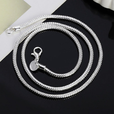 Sterling, sliverplatednecklace, Chain Necklace, Fashion