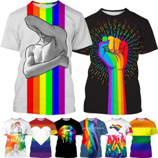 rainbow, lgbtq, Shirt, Sleeve