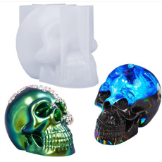 resincraftmold, skull, Hobbies, Silicone