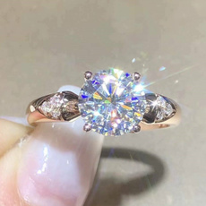 Sterling, Engagement, Smykker, 925 silver rings