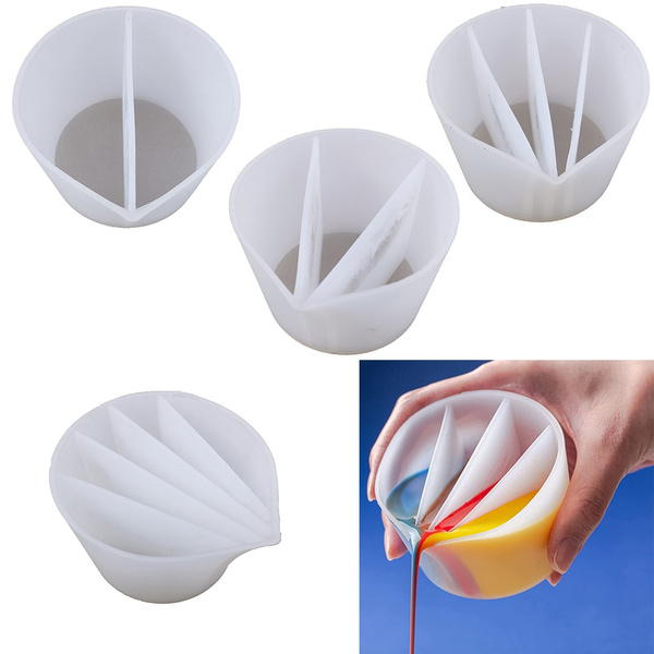 Silicone Measuring Cups, Great for Epoxy Resin Mixing