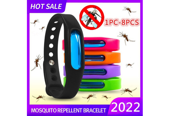 Homlly Natural Mosquito Repellent Wrist Band Bracelet (10 Pack) for Kids  and Adults
