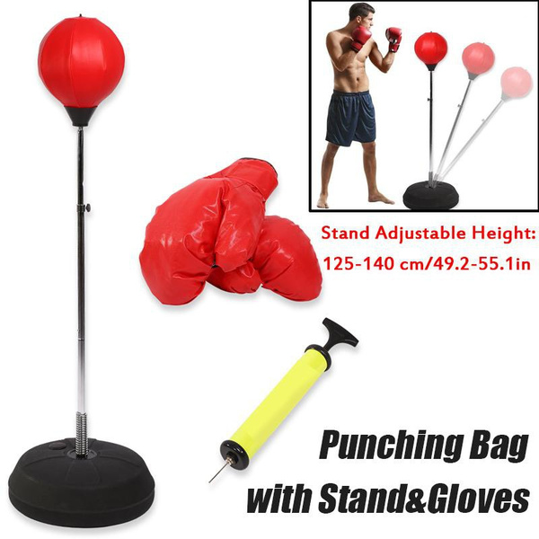 Punching Bag With Stand For Adults Kids, Height Adjustable Adult