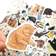 catsticker, catstickersforscapbooking, catstickersforlaptop, Waterproof