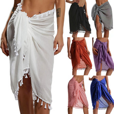 Tassels, Plus Size, sarong, Skirts