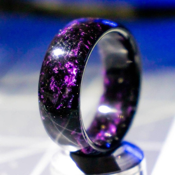 Purple on sale opal ring