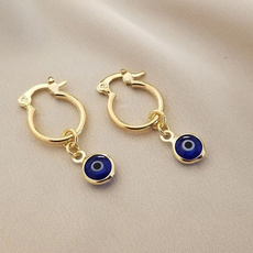 earrings jewelry, Hoop Earring, eye, Jewelry