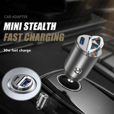 Mini, Car Charger, dual2portusb, charger