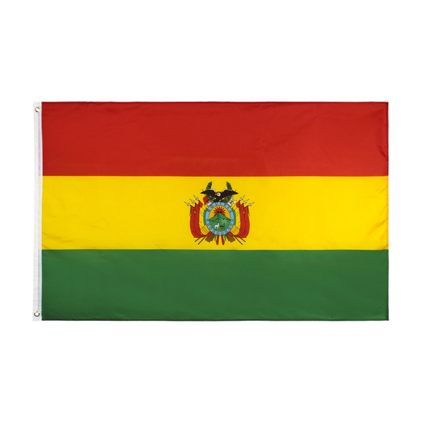 90*150cm 3x5fts bandera boliviana banderas nacionales bolivianas Banner ...