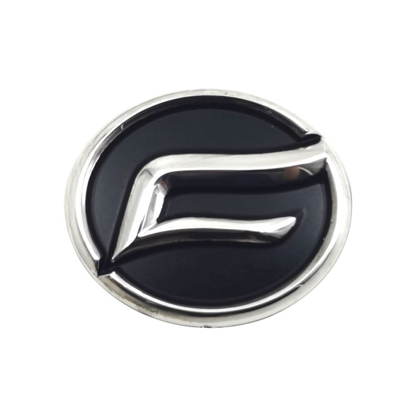 6.25" 3D Glossy Black GSXR Emblem Stickers – Fender/Fairing/Tank – Universal Fit