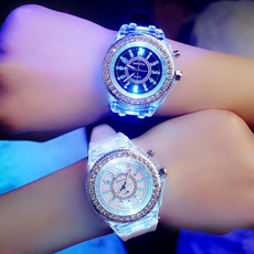 LED Watch, quartz, silicone watch, Waterproof Watch