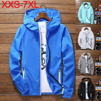 New Fashion Unisex UV Protect Waterproof Windbreaker Zipper Jacket Men ...