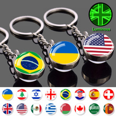 Бразилія, Dark, flagkeychain, flagjewelry
